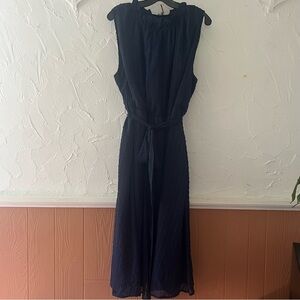 Bloomchic Elegant Blue Sleeveless Dress